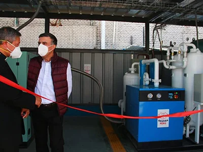 Generadores de oxígeno de grado médico para comunidades de gran altitud en Perú