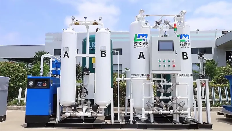 Estación de llenado de oxígeno